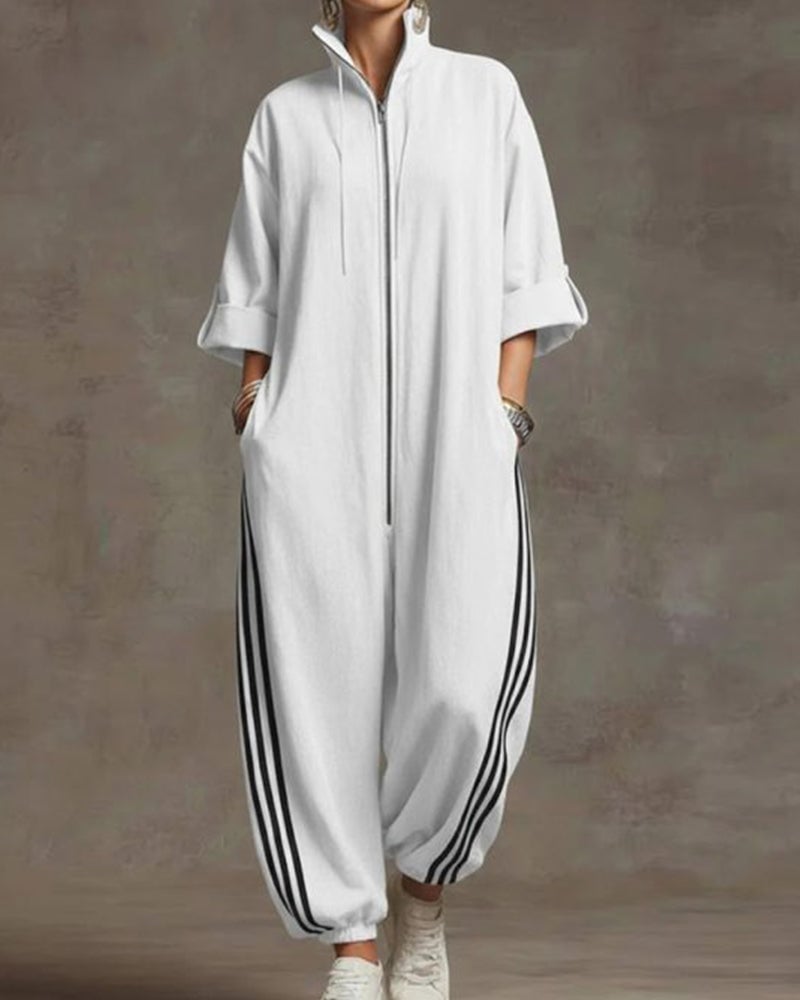Cristina | Elegante e Sportiva Tuta da Donna con Cerniera 1