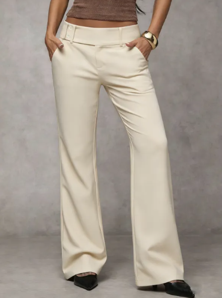 Cristina | Eleganti Pantaloni da Donna con Gamba Svasata e Vestibilità Su Misura 3