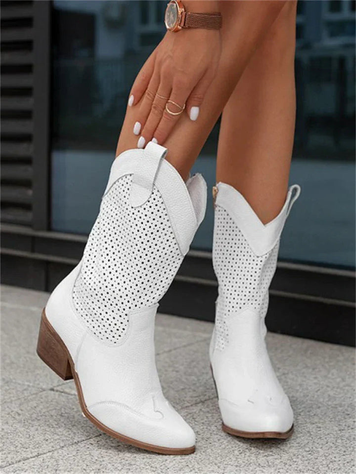 Cristina | Eleganti Stivaletti Cowboy Comodi da Donna 1
