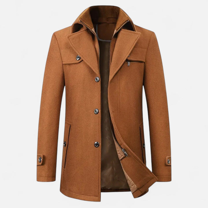 Daan | Elegante e caldo trench invernale classico 0