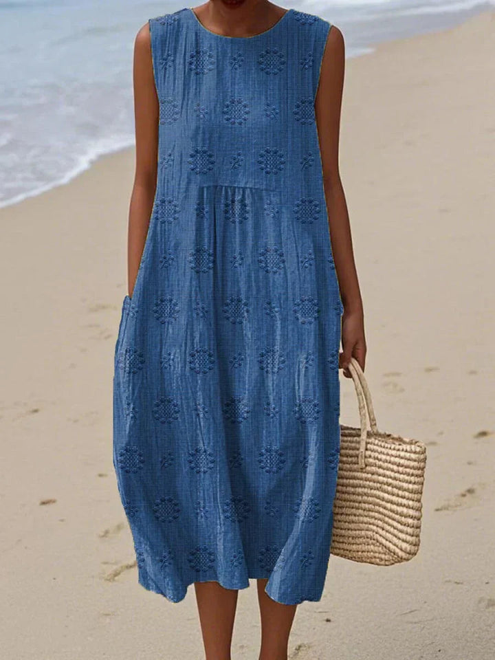Dahlia | Elegante abito midi leggero con tasche 1