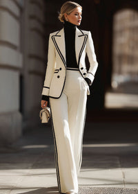 Aurora | Set elegante e dalla linea strutturata composto da blazer e pantaloni
