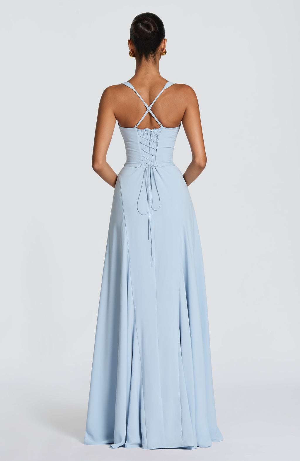 Diana | Abito Cerimonia Donna Scollo a Cuore Elegante Maxi Estivo 6