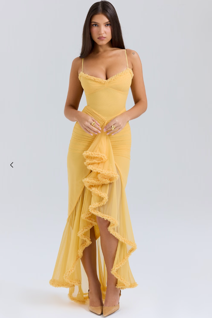 Diana | Abito da Sposa Elegante Femminile Romantico Asimmetrico 0