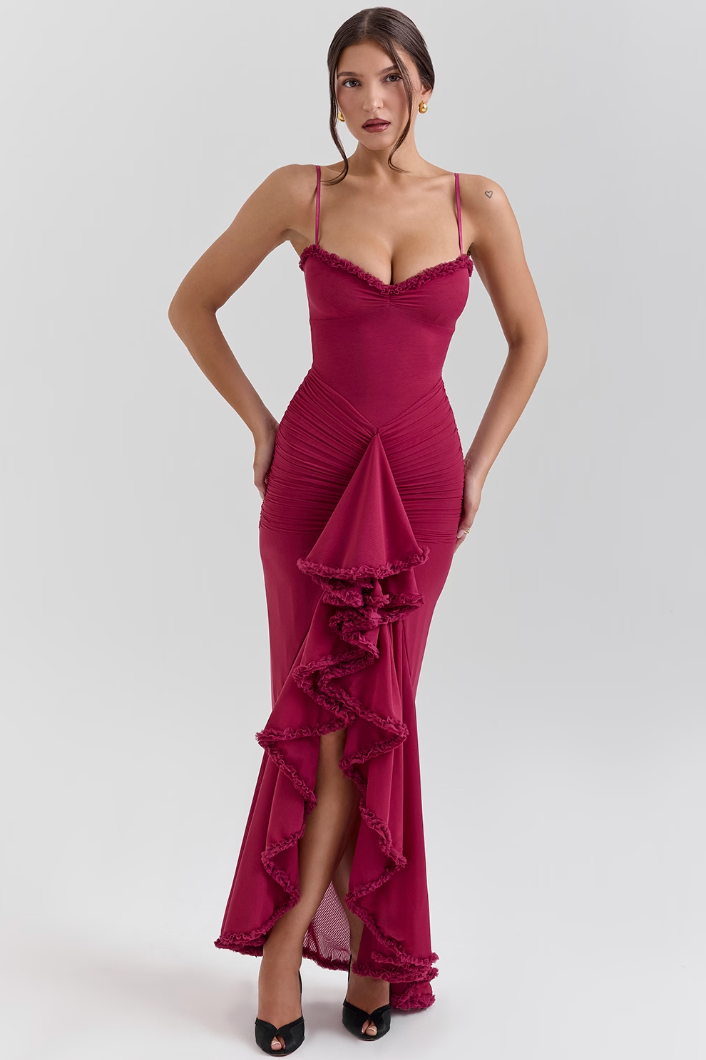 Diana | Abito da Sposa Elegante Femminile Romantico Asimmetrico 2