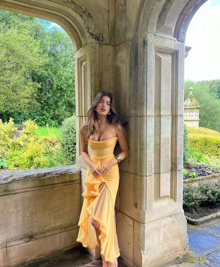 Diana | Abito da Sposa Elegante Femminile Romantico Asimmetrico 7