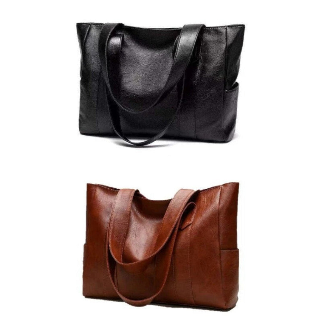 Diana | Ampia borsa tote vintage realizzata in pelle di alta qualità 1