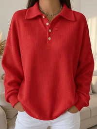 Emma | Maglione con collo a polo elegante e versatile