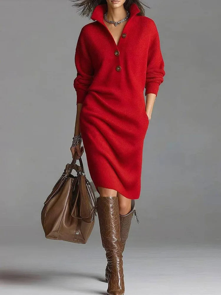 Dorella | Elegante Abito Donna in Maglia con Vita Sottolineata – Vestiti Eleganti per Ogni Occasione 2
