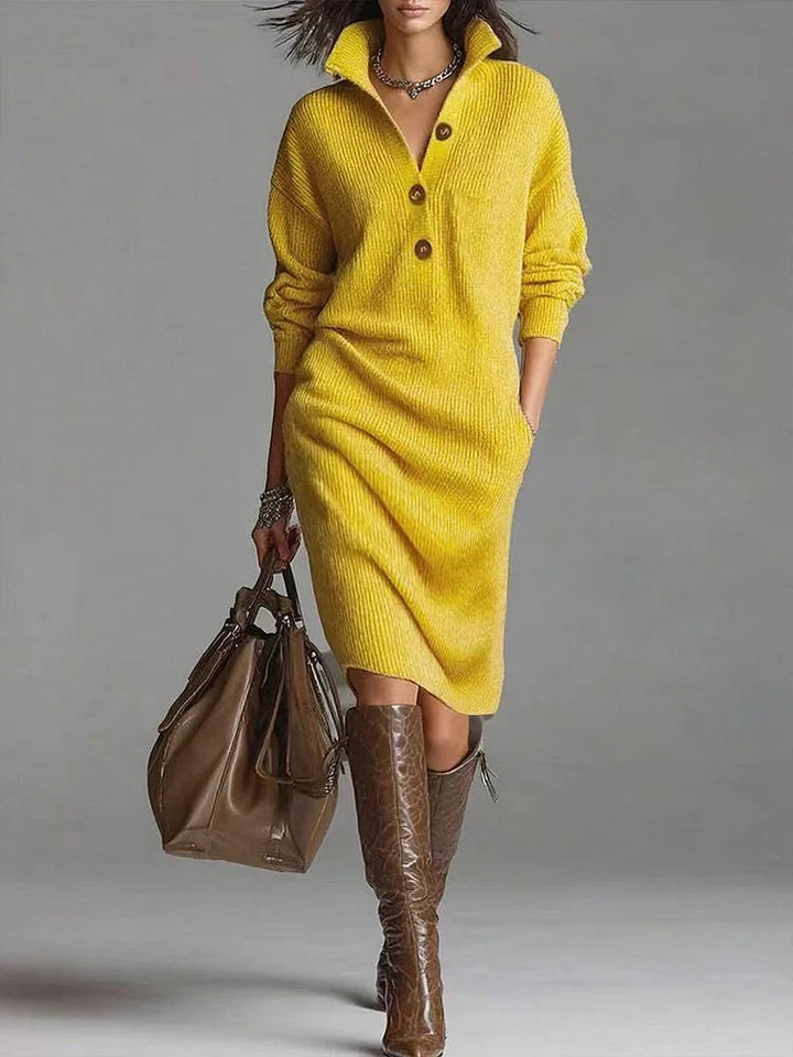 Dorella | Elegante Abito Donna in Maglia con Vita Sottolineata – Vestiti Eleganti per Ogni Occasione 3