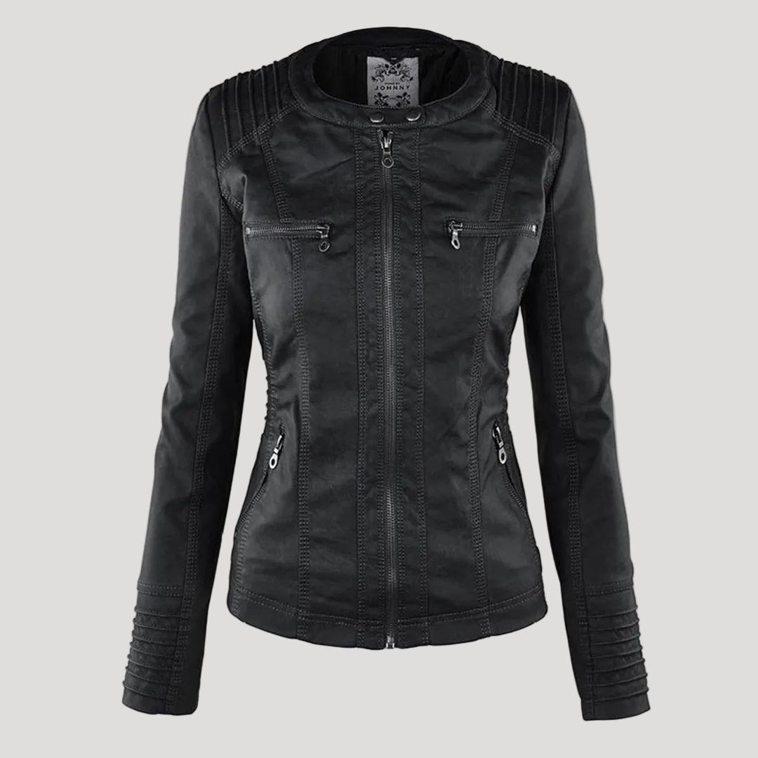 Dorella | Elegante Giacca Pelle Donna con Cappuccio Rimovibile per Comfort e Stile 1