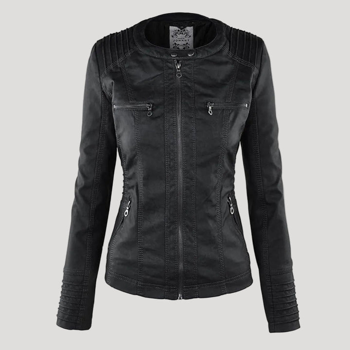 Dorella | Elegante Giacca Pelle Donna con Cappuccio Rimovibile per Comfort e Stile 1