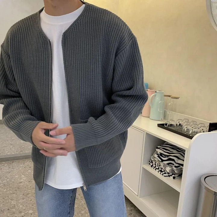 Drune | Gilet a maniche lunghe in maglia da uomo 6