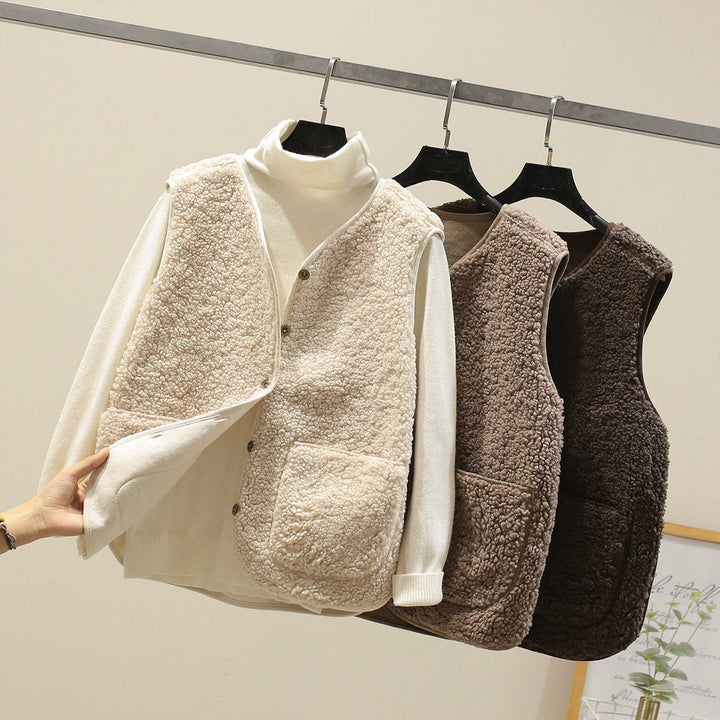 Drune | Gilet classico in lana d'agnello 4