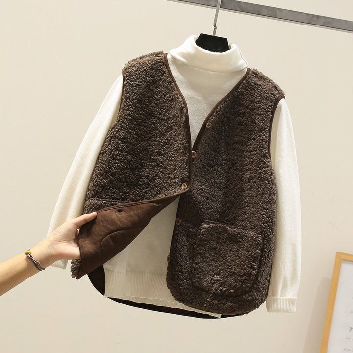 Drune | Gilet classico in lana d'agnello 5