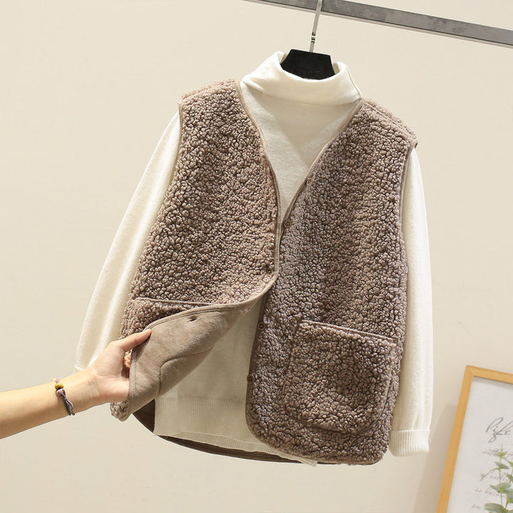 Drune | Gilet classico in lana d'agnello 6