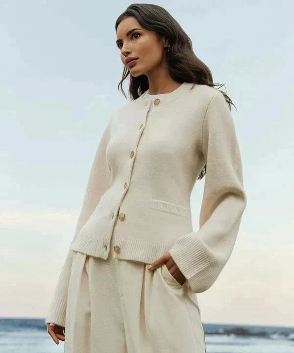 Drune | Gilet elegante in maglia di misto lana, maglieria da donna 0