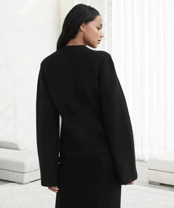 Drune | Gilet elegante in maglia di misto lana, maglieria da donna 4