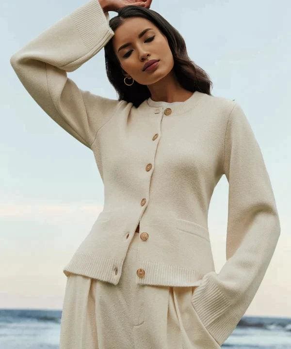 Drune | Gilet elegante in maglia di misto lana, maglieria da donna 6