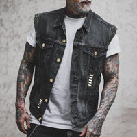 David | Gilet In Denim Da Uomo Versatile E Robusto