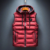 Thomas | Gilet imbottito da uomo con cappuccio comodo e protettivo