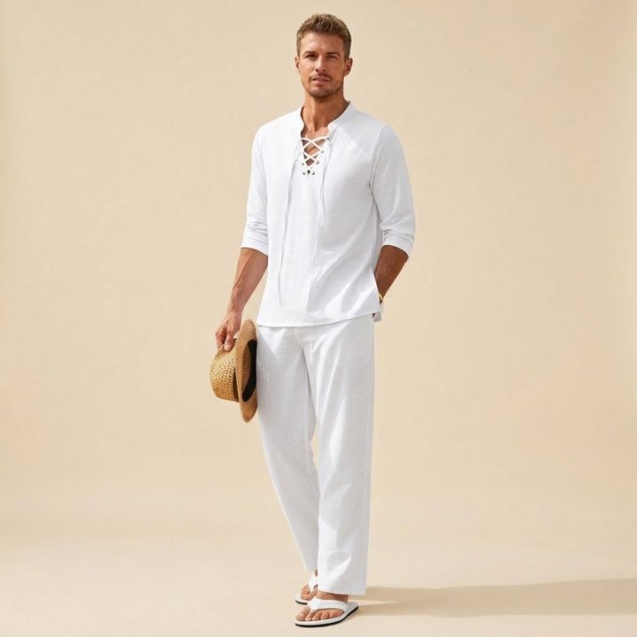 Dylan | Completo Estivo Leggero – Scollo a V, Comodo &amp; Versatile 4