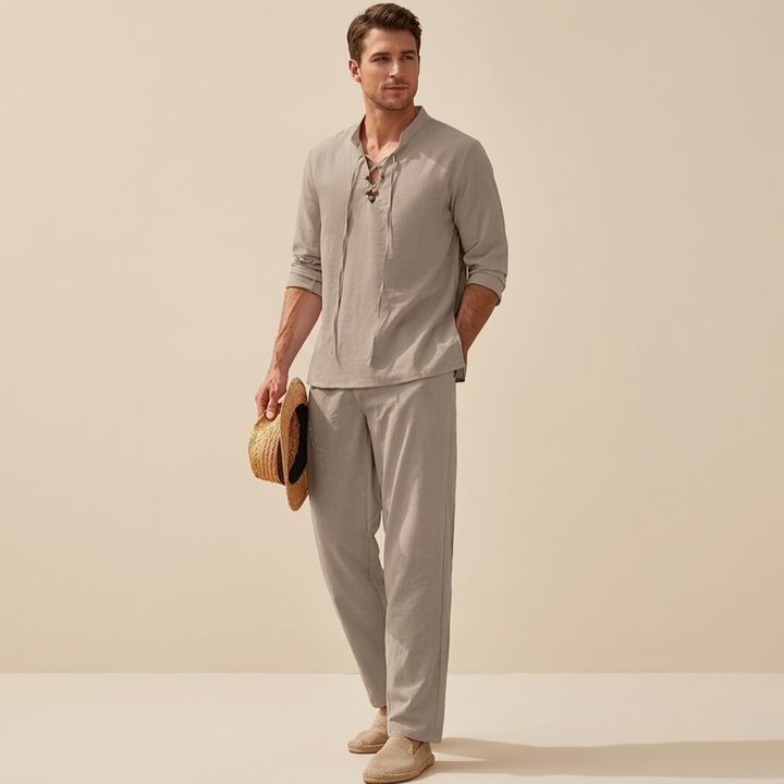 Dylan | Completo Estivo Leggero – Scollo a V, Comodo &amp; Versatile 5