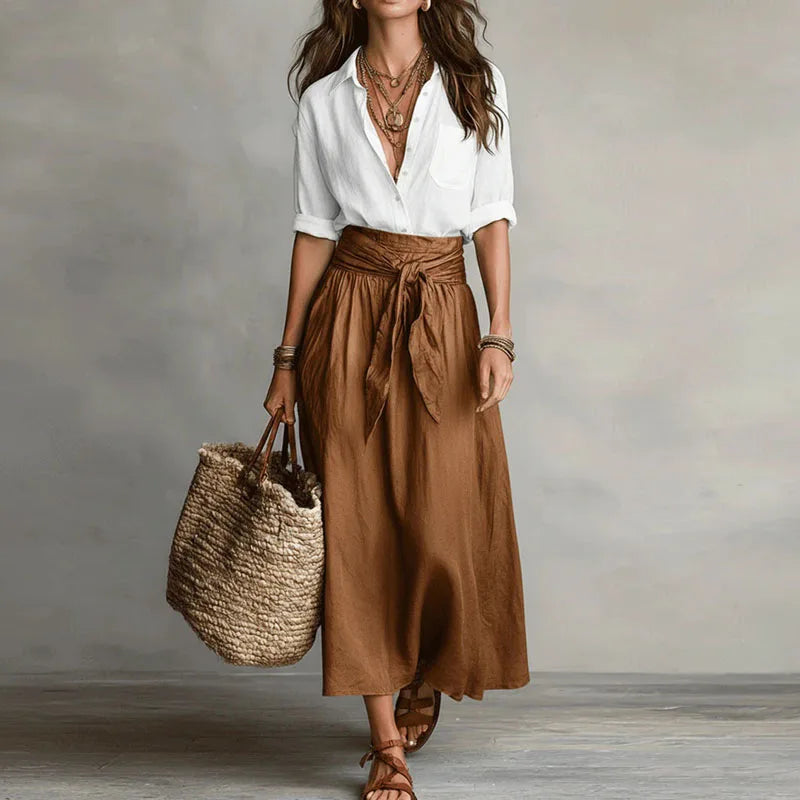 Elara | Elegante e Versatile Set Gonna Midi da Donna – Comodo e Leggero per Ogni Occasione 1