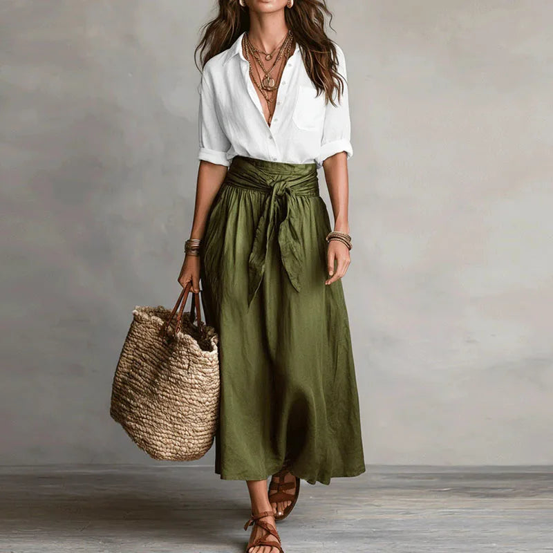 Elara | Elegante e Versatile Set Gonna Midi da Donna – Comodo e Leggero per Ogni Occasione 2