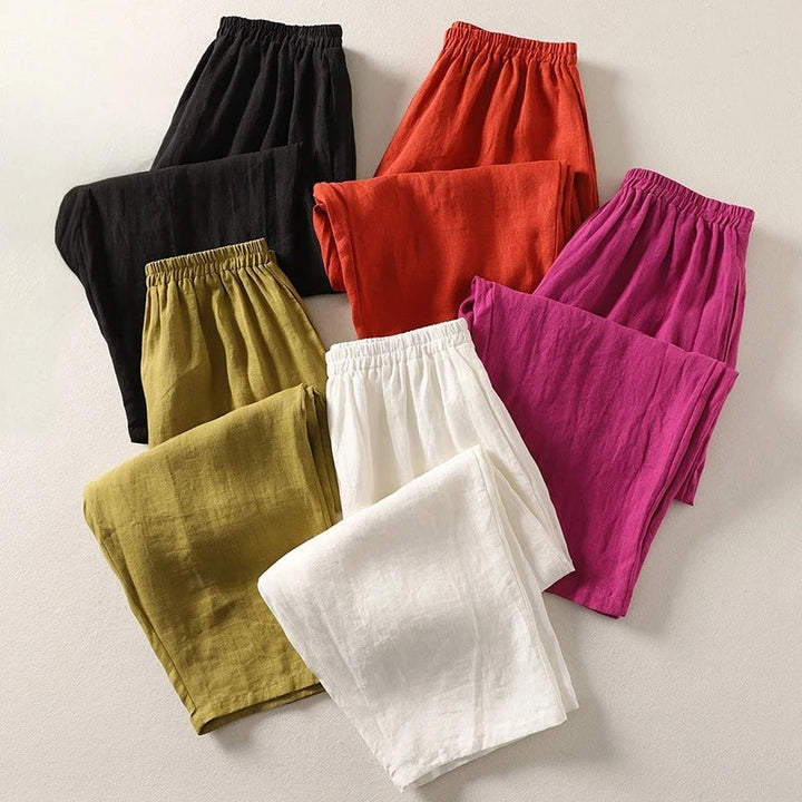 Elara | Pantaloni a Gamba Larga – Leggeri, Eleganti e Versatili 5