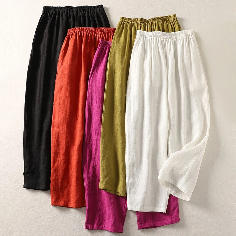 Elara | Pantaloni a Gamba Larga – Leggeri, Eleganti e Versatili 6
