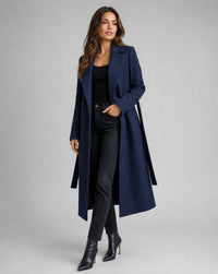 Emily | Confortevole e caldo trench in misto lana