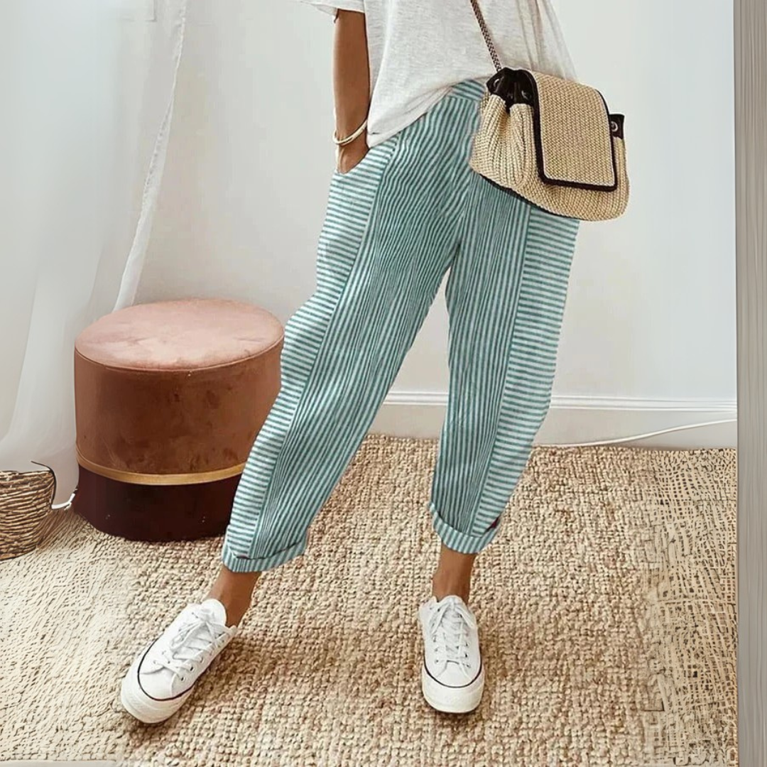 Elena | Pantaloni Donna Eleganti a Gamba Larga, Traspiranti e Versatili 3