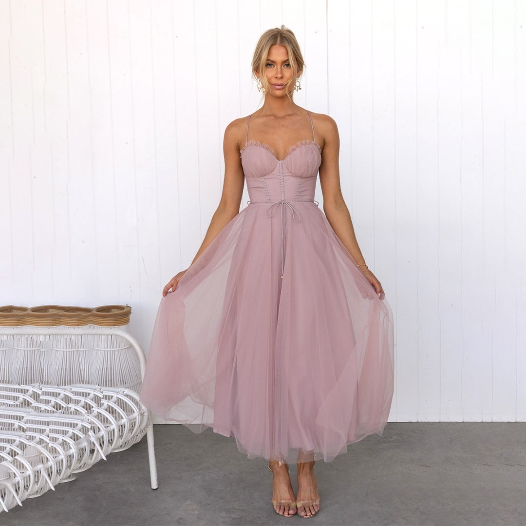 Eliana | Elegante Abito da Festa in Rete per Occasioni Speciali 4