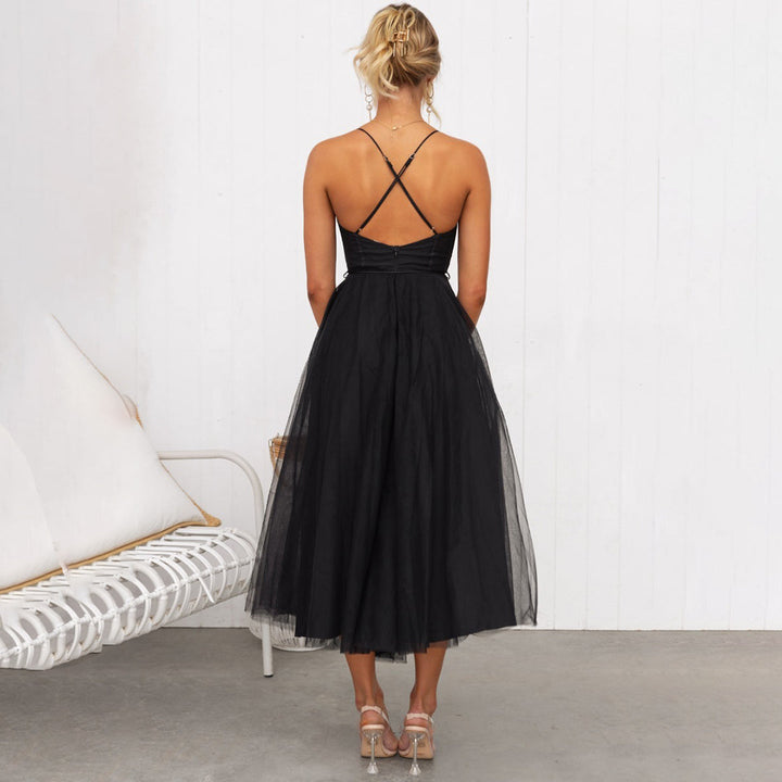 Eliana | Elegante Abito da Festa in Rete per Occasioni Speciali 5