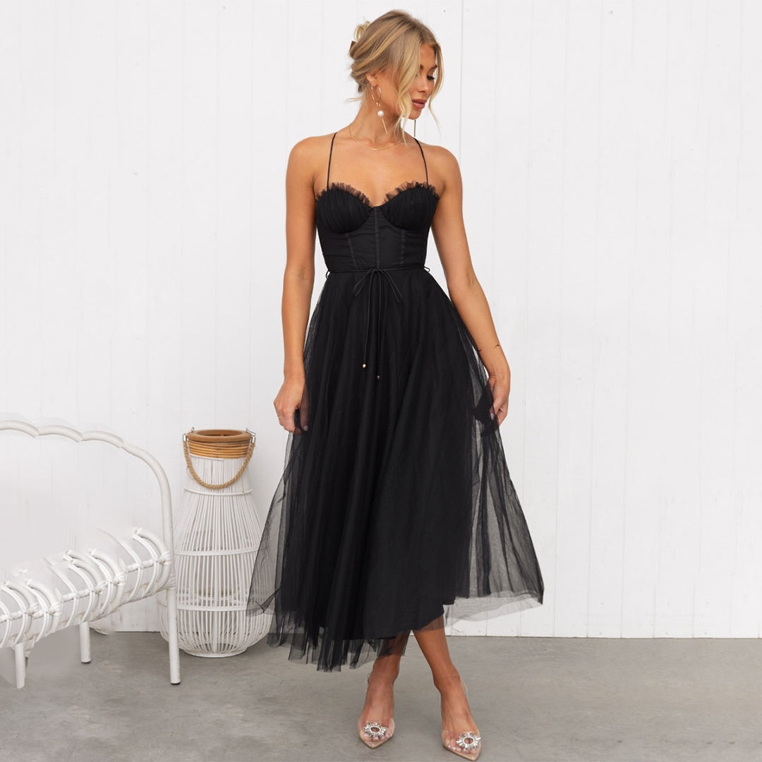 Eliana | Elegante Abito da Festa in Rete per Occasioni Speciali 7
