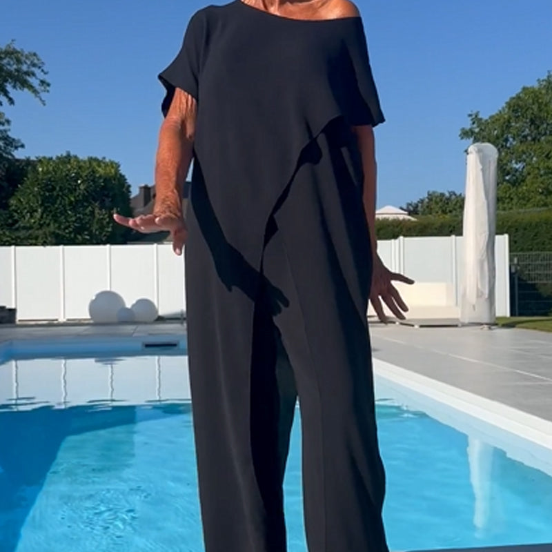 Elina | Completo da Donna Elegante e Confortevole per l'Estate - Tailleur Donna Elegante in Tessuto Traspirante 5