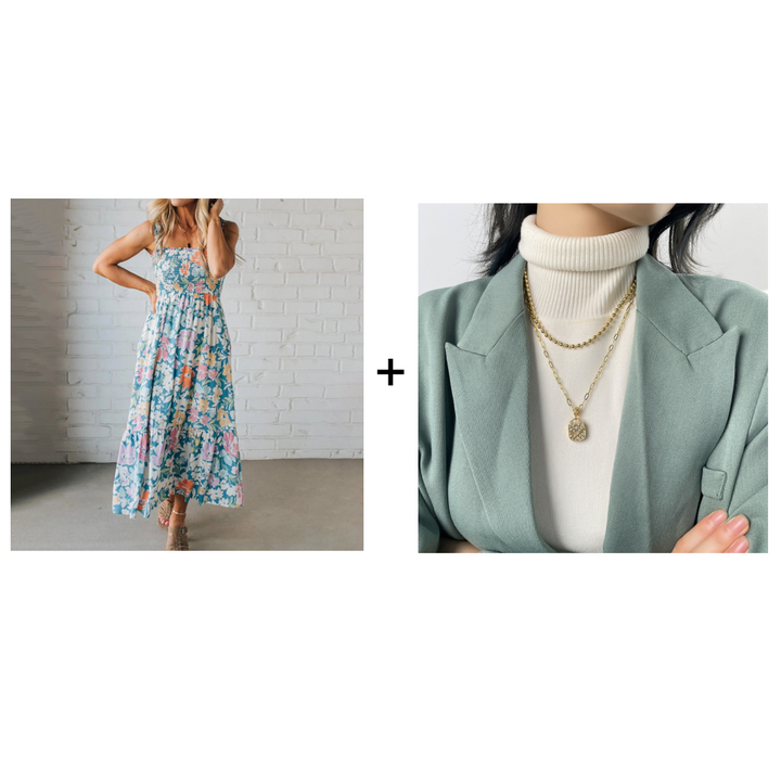 Elira | Abito Floreale Elegante con Spalline Regolabili per Cerimonia e Occasioni Speciali 7