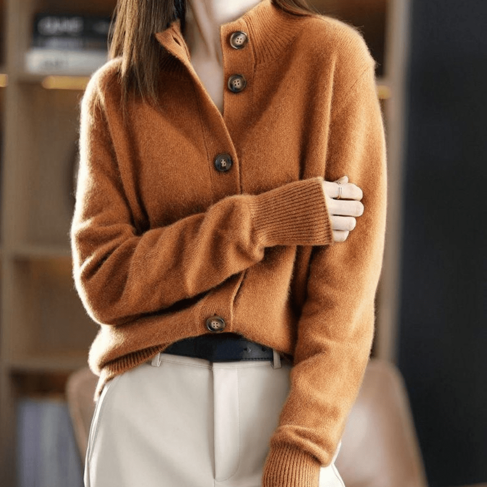 Elisa | Cardigan Cashmere Donna Elegante Ampio Comfort 0