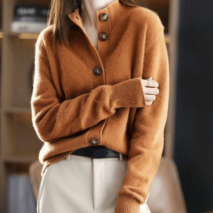 Elisa | Cardigan Cashmere Donna Elegante Ampio Comfort 0