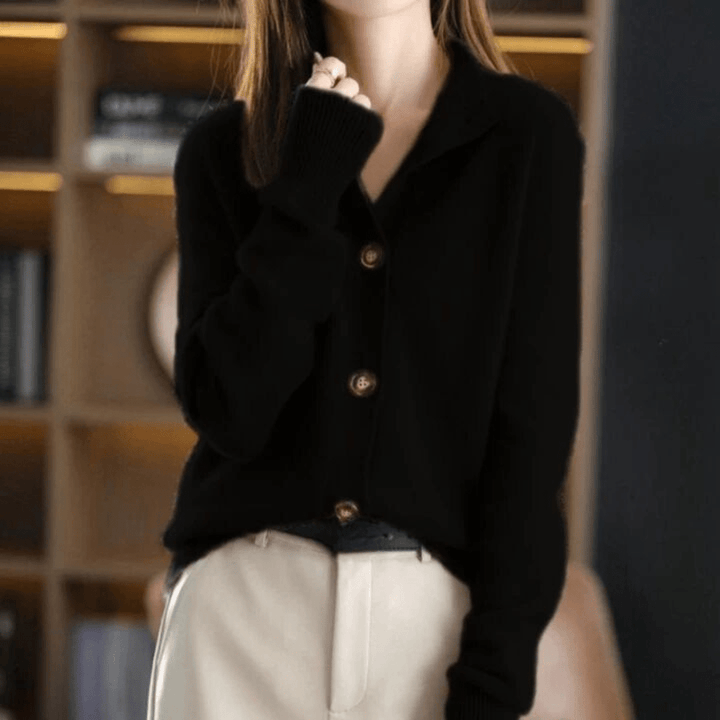 Elisa | Cardigan Cashmere Donna Elegante Ampio Comfort 3