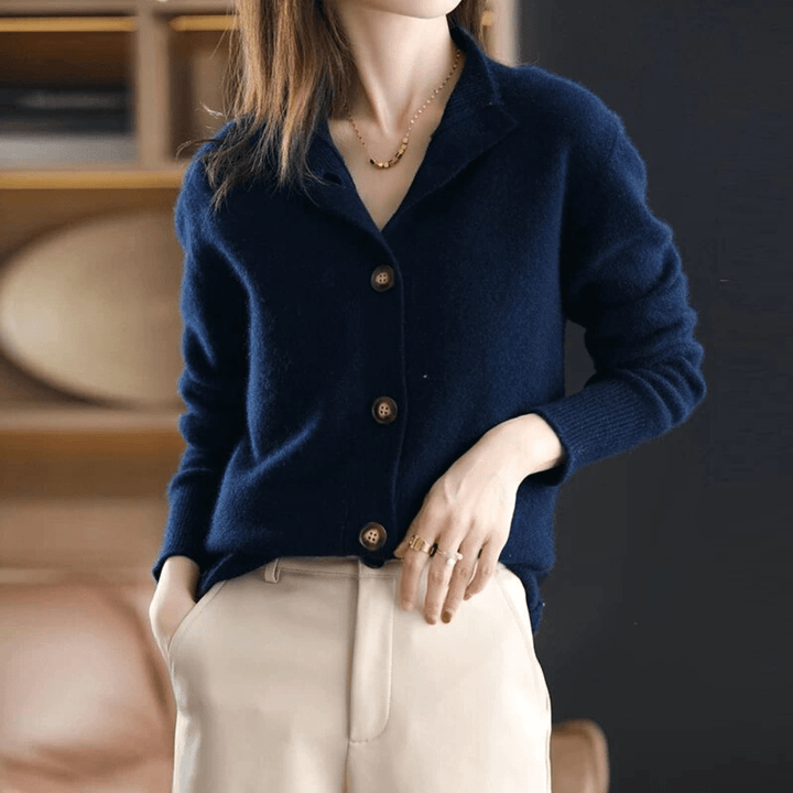 Elisa | Cardigan Cashmere Donna Elegante Ampio Comfort 4