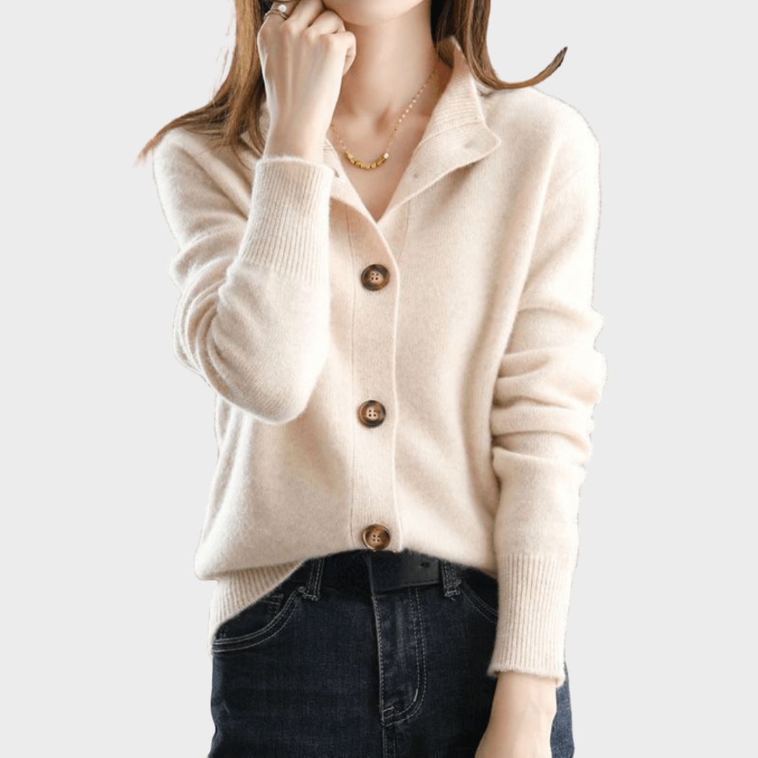 Elisa | Cardigan Cashmere Donna Elegante Ampio Comfort 5