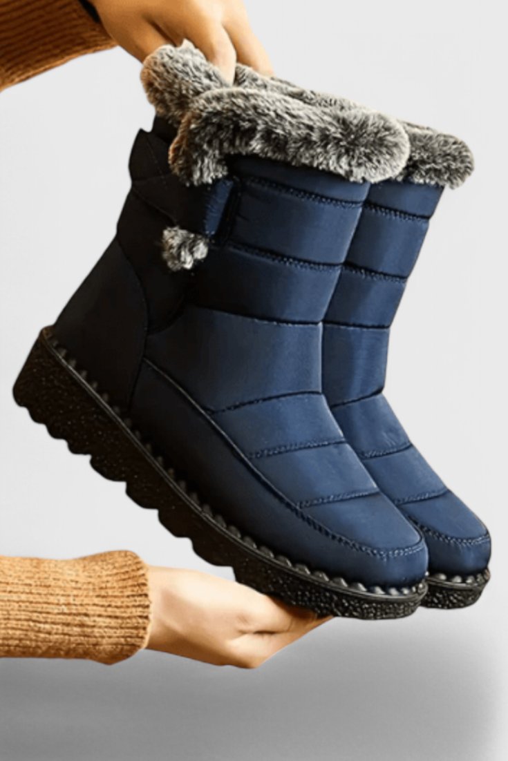 Eliza | Stivali Invernali Impermeabili con Pelliccia Sintetica e Design Elegante 0
