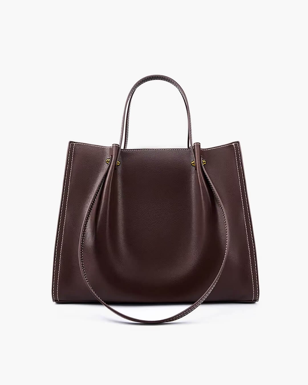 Elowen | Elegante borsa tote in ecopelle con cuciture a contrasto 2