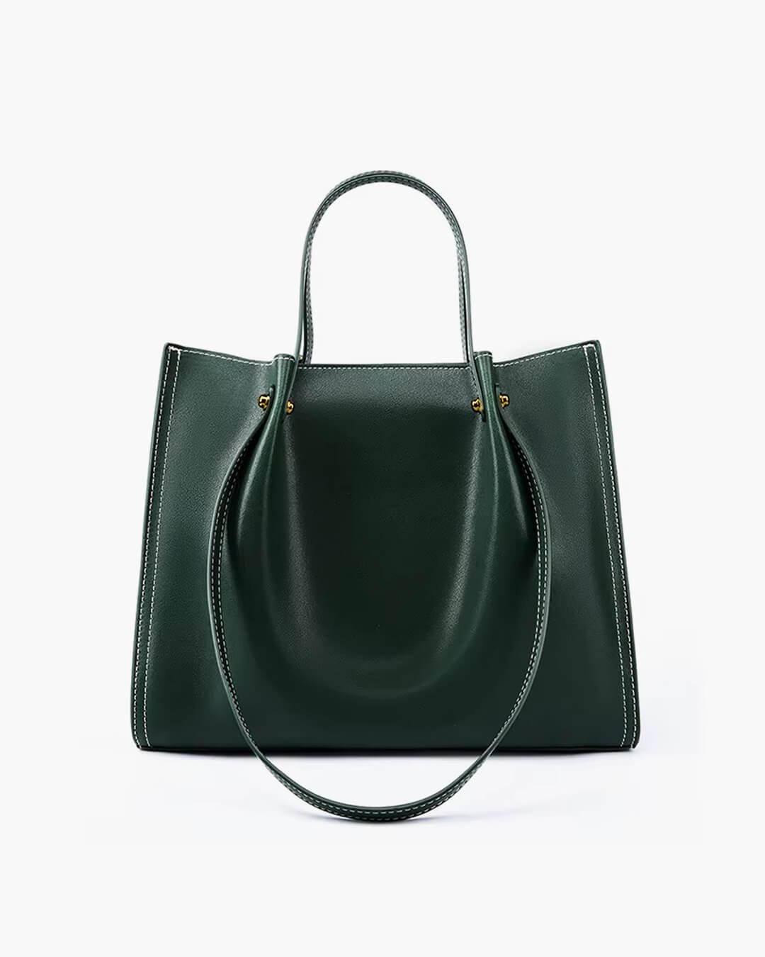 Elowen | Elegante borsa tote in ecopelle con cuciture a contrasto 4