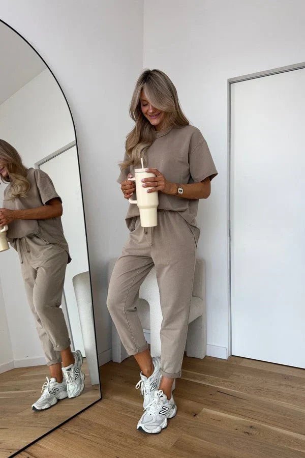Elysia | Comodo, Traspirante & Oversize Set in Cotone con Maglietta e Pantaloncini 3