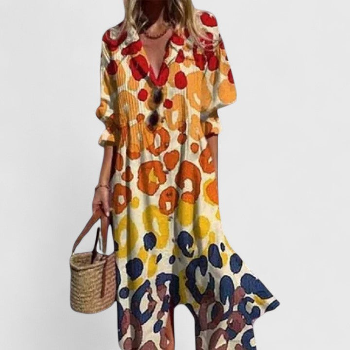 Elysia | Elegante Abito Donna Boho Estivo Colorato per Occasioni Speciali 3