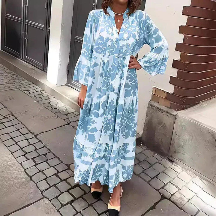 Elysia | Elegante Abito Midi Floreale da Donna – Comodo e Versatile 1