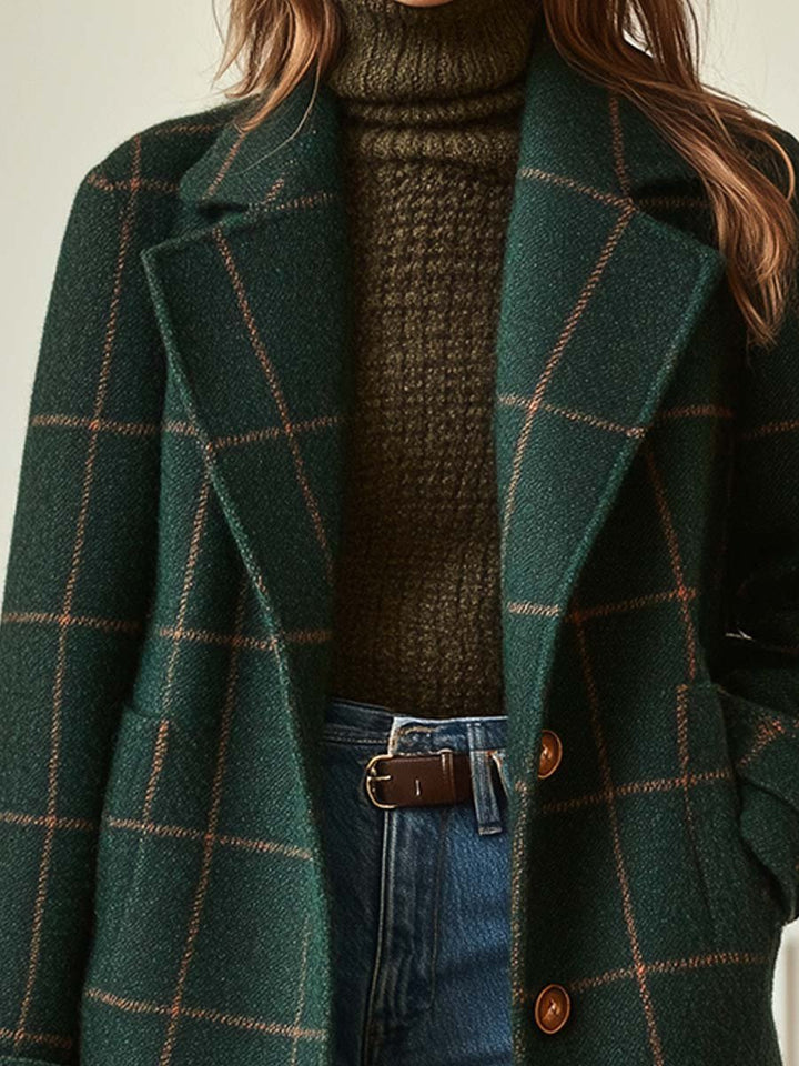 Elysia | Elegante, Caldo &amp; Senza Tempo Cappotto in Tweed per Donna 1